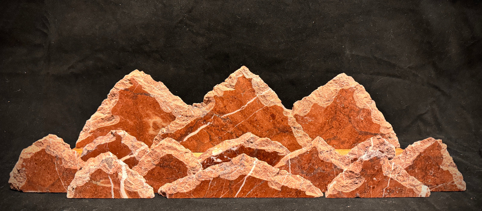 Marble mountainscape