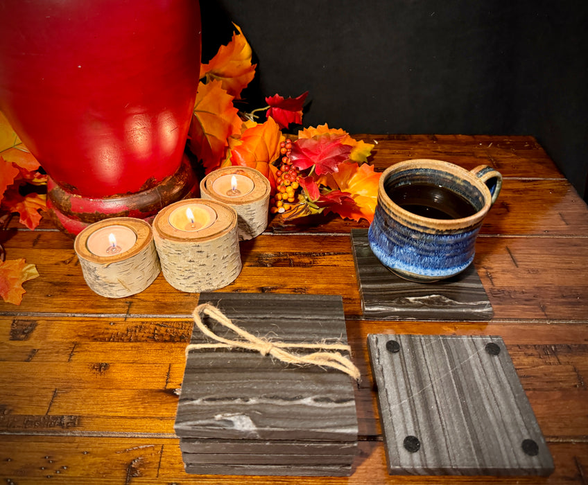 Natural Marble Coasters-set of 4