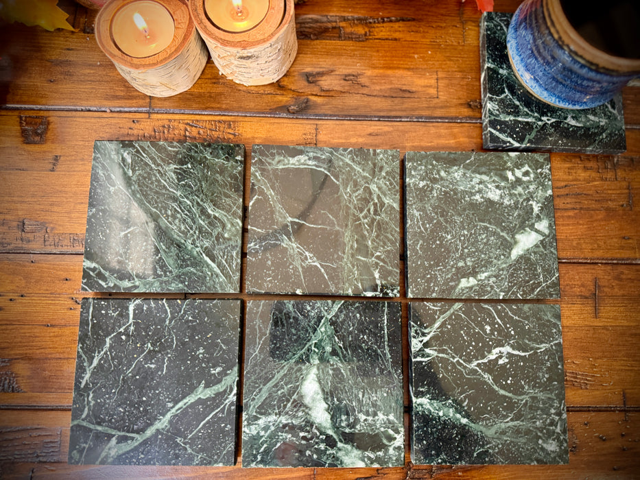 Natural Marble Coasters-set of 4