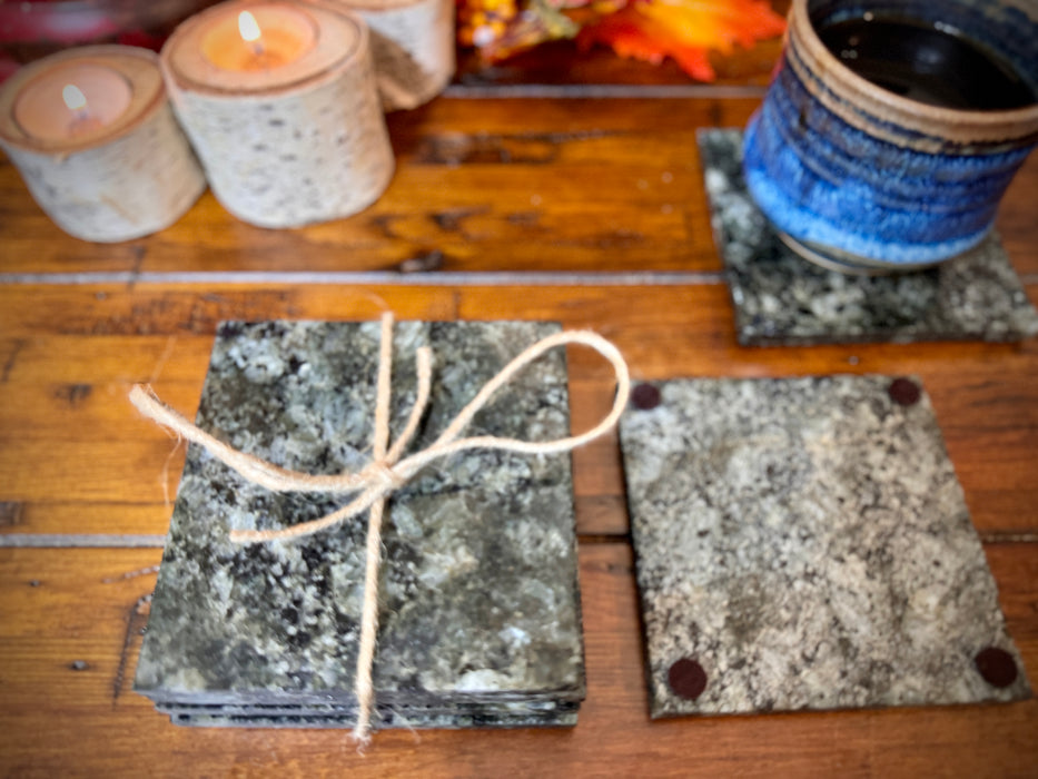 Natural Granite Coasters-set of 4