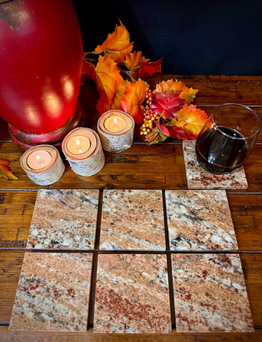 Natural Granite Coasters-set of 4