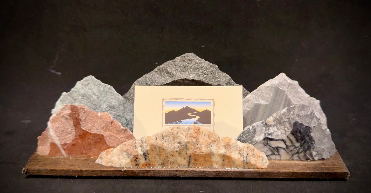 Mountain Business Card Holder