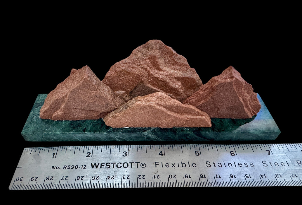 Colorado native sandstone sculpture.