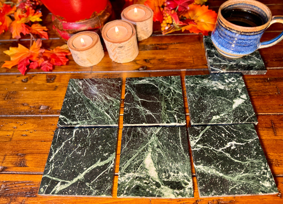 Natural Marble Coasters-set of 4