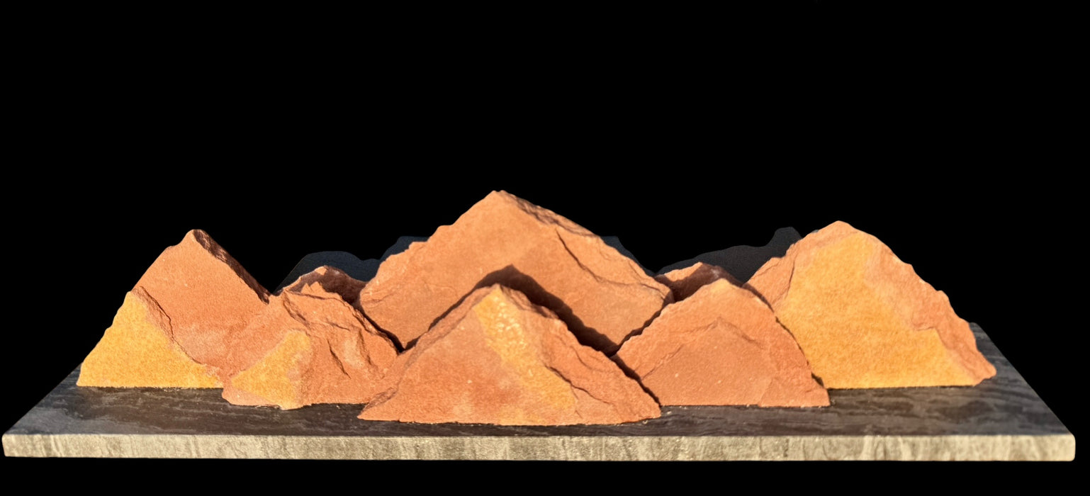Colorado native sandstone mountain sculpture. (Copy)