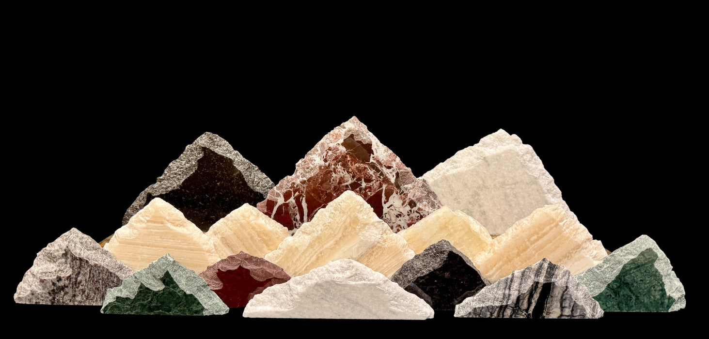 Illuminated onyx mountainscape. (Copy)