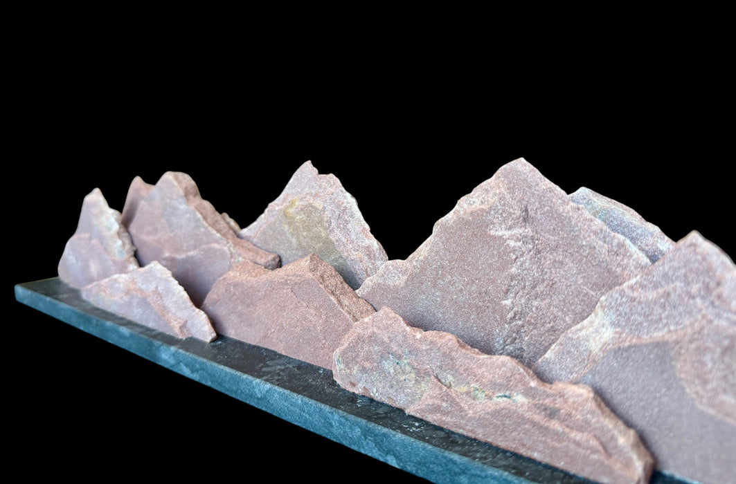 Colorado native sandstone sculpture.