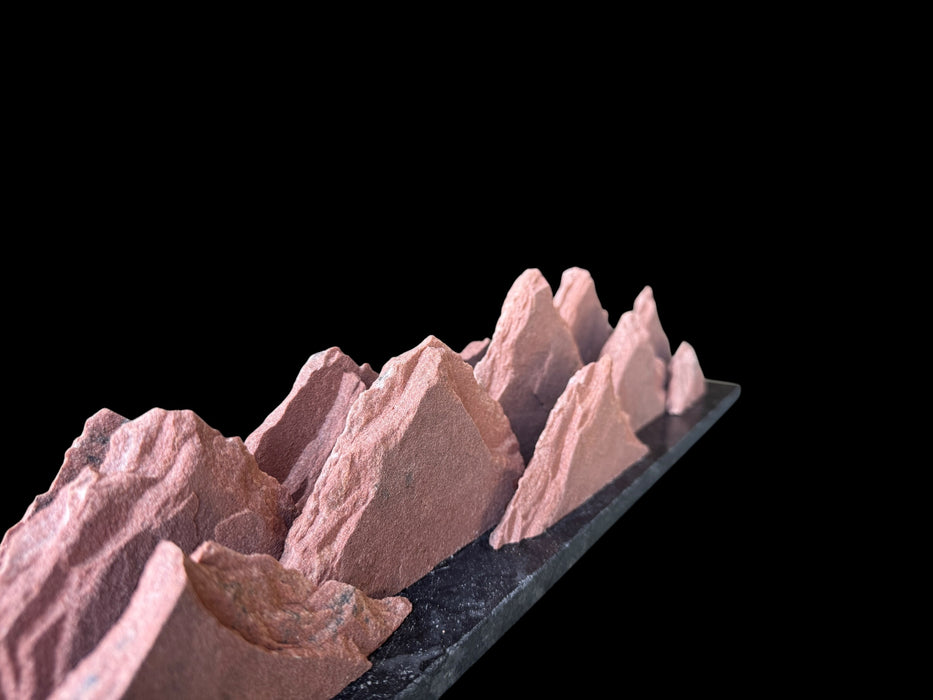 Colorado native sandstone sculpture.
