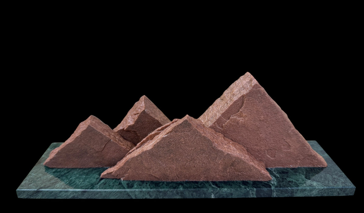 Colorado native sandstone sculpture.