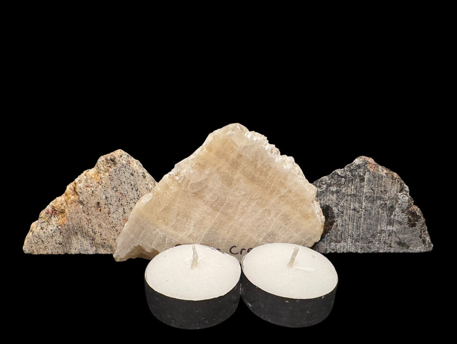 Illuminated miniature onyx mountainscape