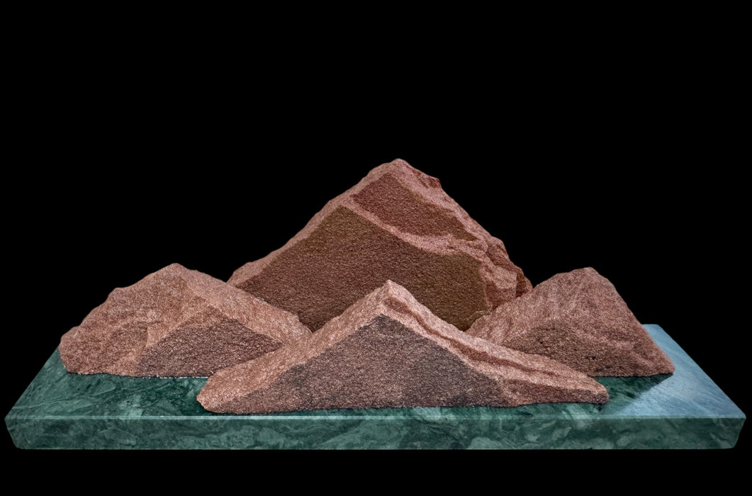 Colorado native sandstone sculpture.