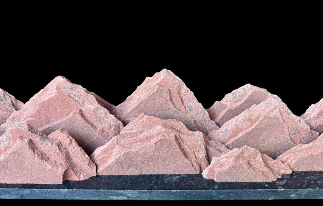 Colorado native sandstone sculpture.