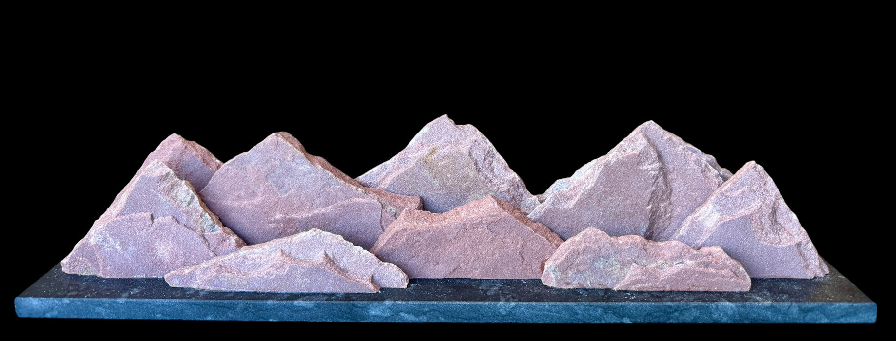 Colorado native sandstone sculpture.