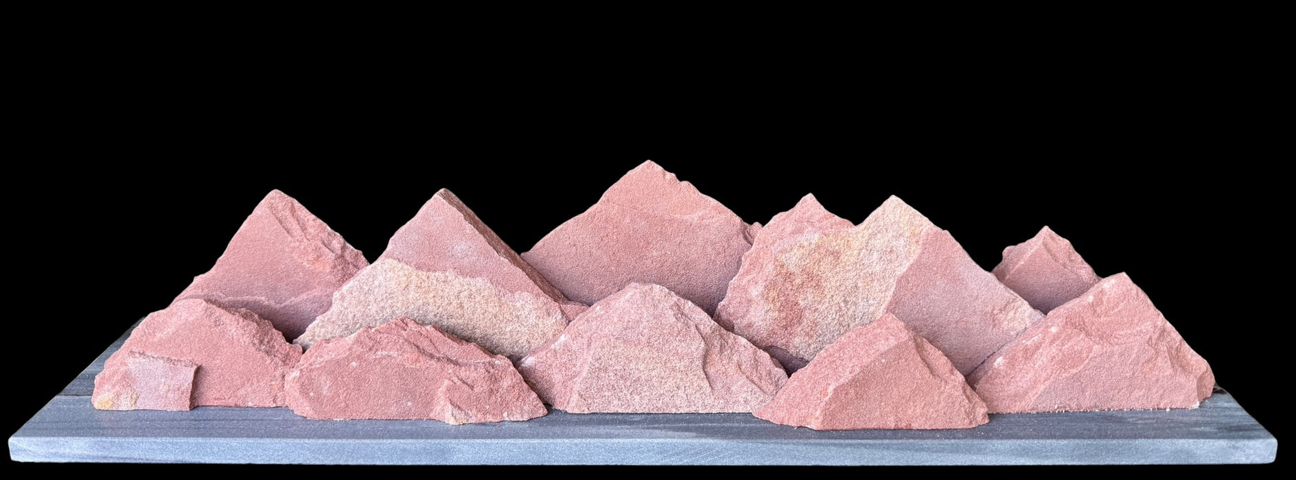 Colorado native sandstone mountain sculpture.