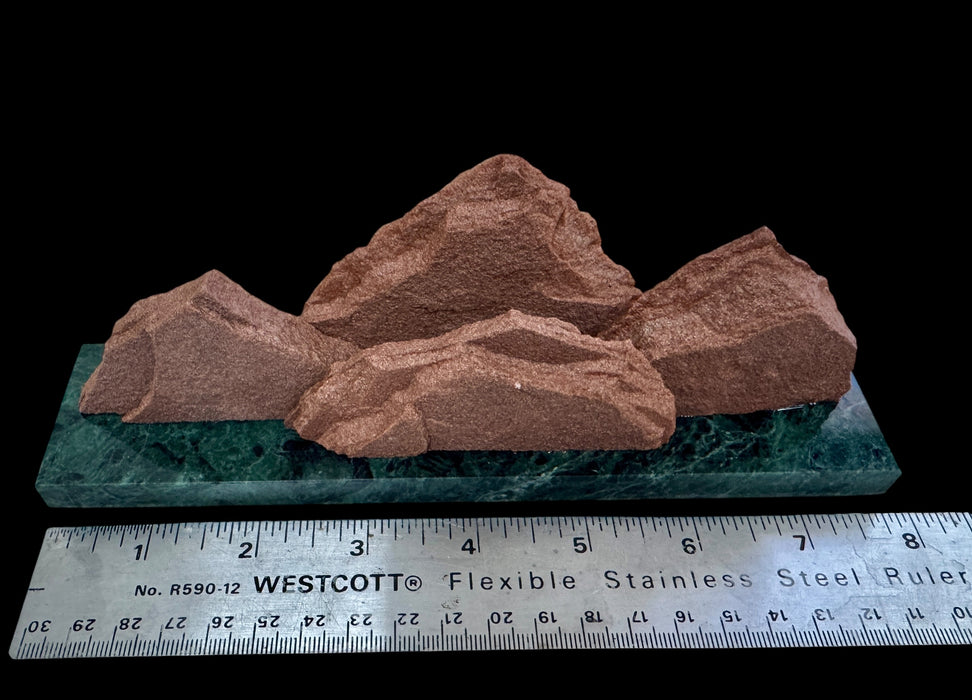 Colorado native sandstone sculpture.
