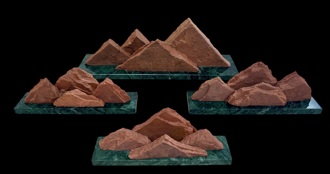 Colorado native sandstone sculpture.