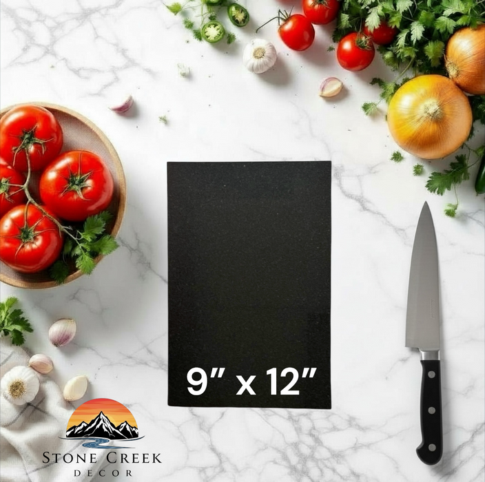 Black Granite Cutting Boards 9” x12”