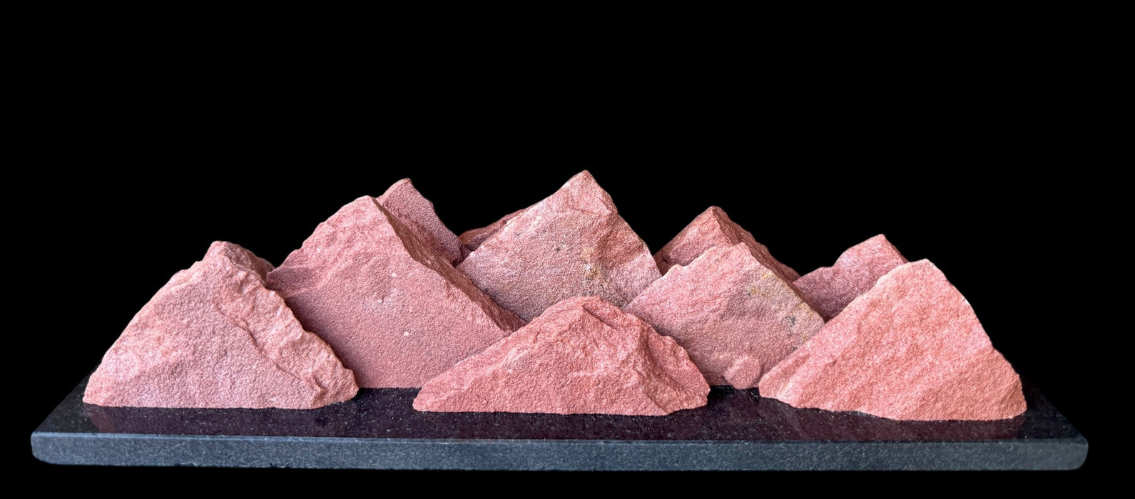 Colorado native sandstone mountain sculpture.