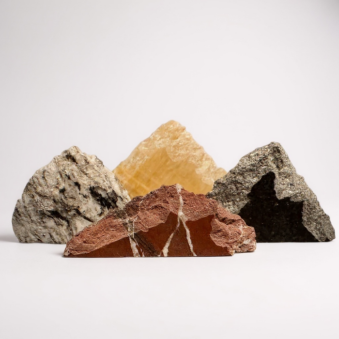 Illuminated miniature onyx mountainscape