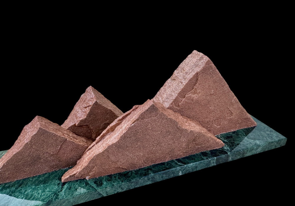 Colorado native sandstone sculpture.
