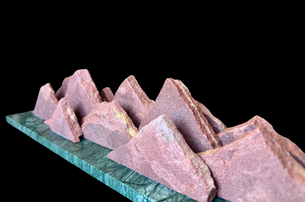 Colorado native sandstone sculpture.