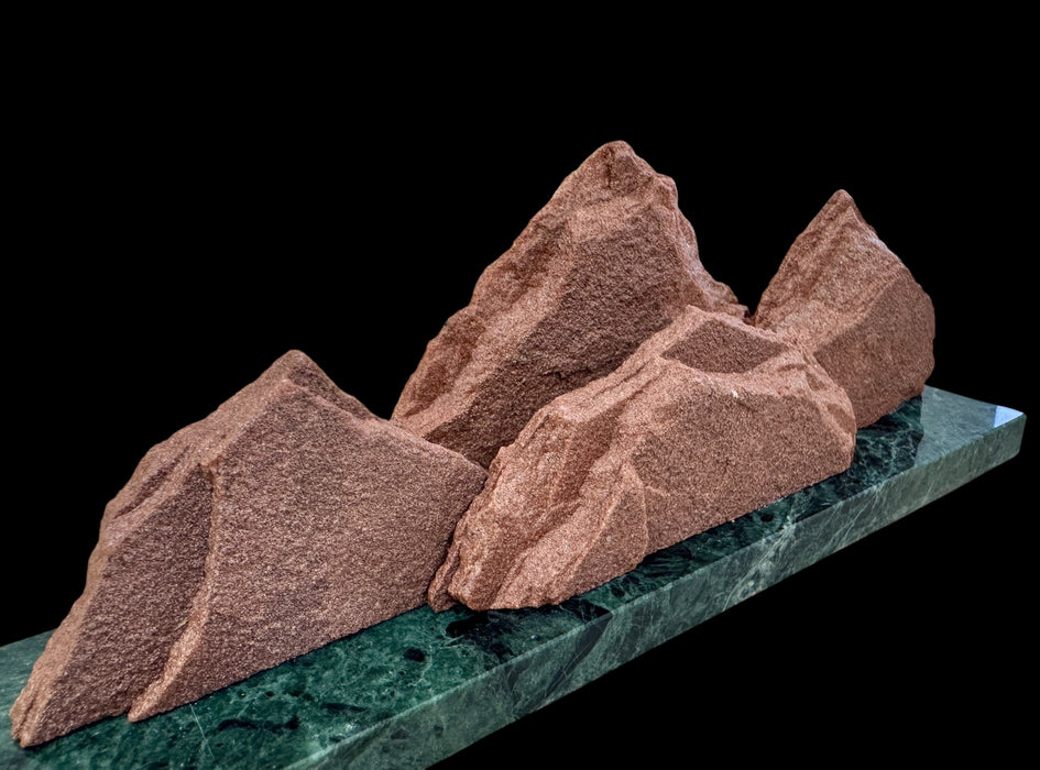 Colorado native sandstone sculpture.