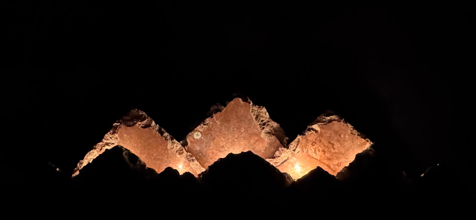 Marble mountainscape