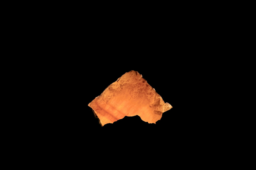 Illuminated miniature onyx mountainscape