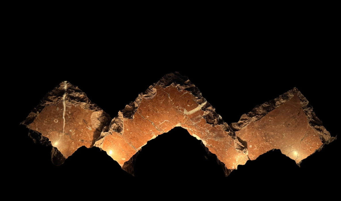 Marble mountainscape