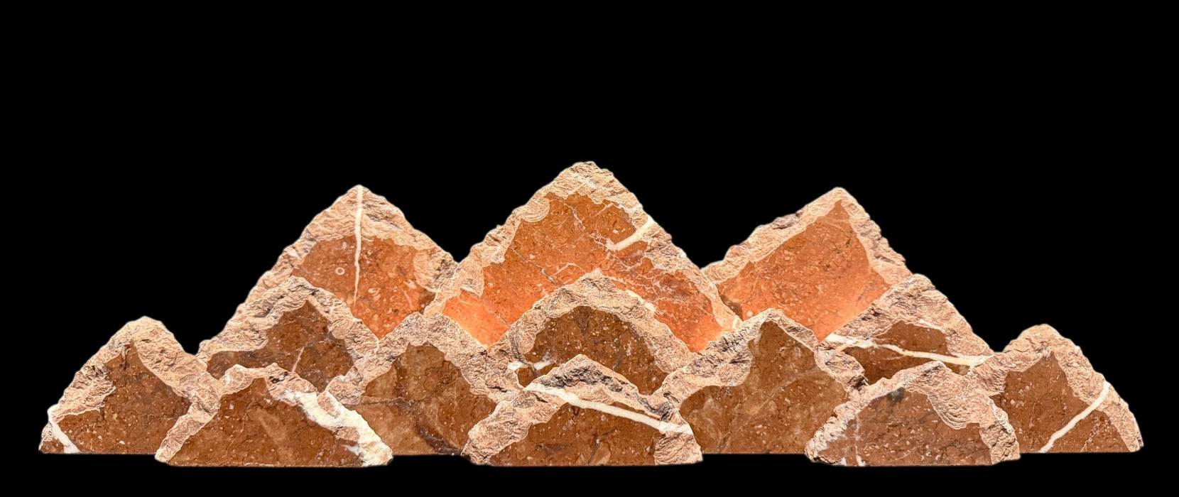 Marble mountainscape