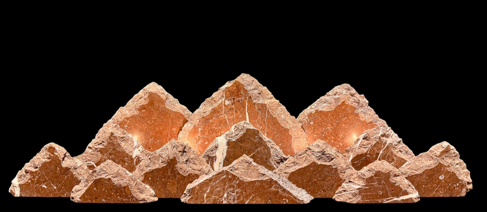 Marble mountainscape