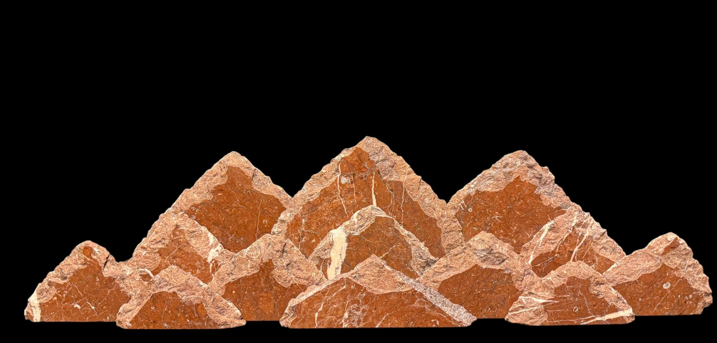 Marble mountainscape