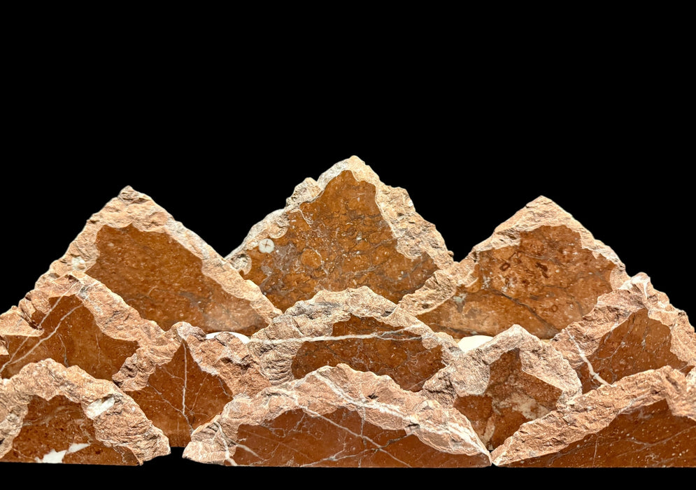 Marble mountainscape