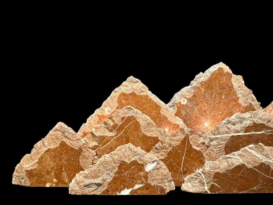 Marble mountainscape