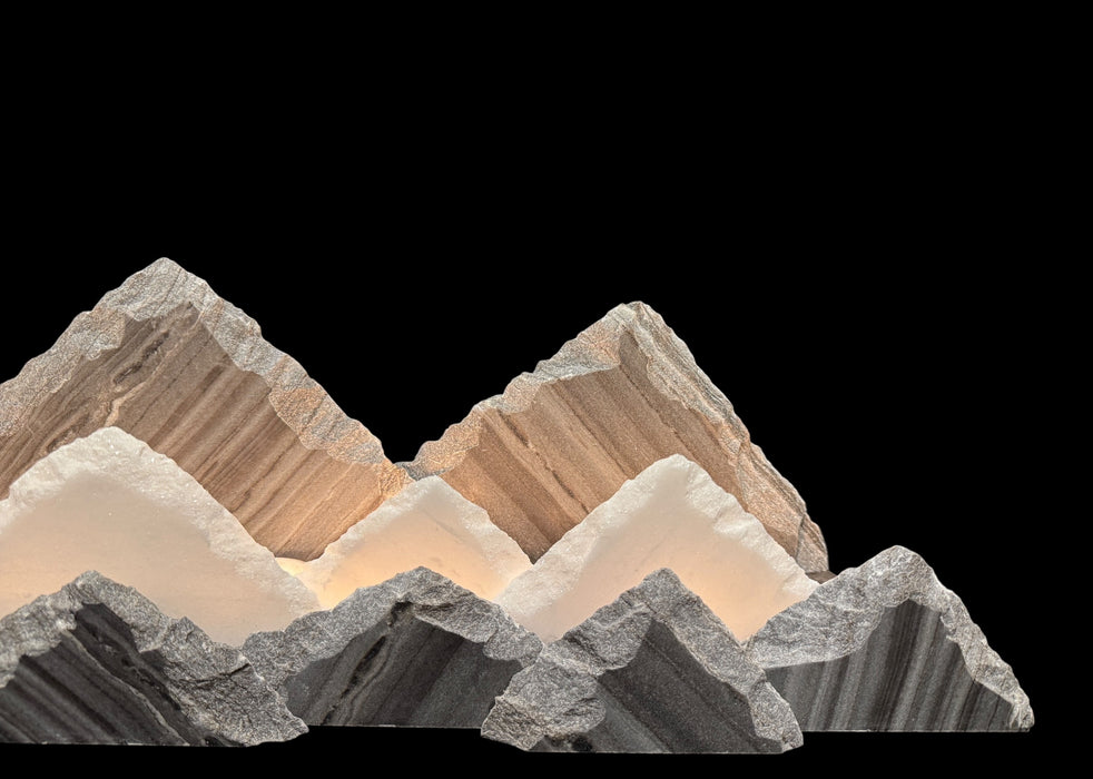Illuminated marble mountainscape-XLarge.