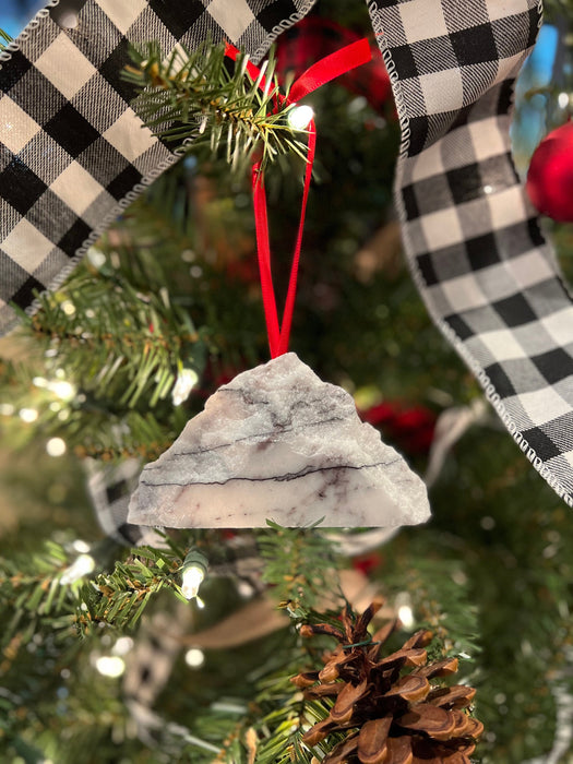 Christmas ornaments, mountain ornament, holiday ornament, Colorado ornament, rustic, cabin decor, Colorado gift, stocking stuffer, nature lover gift.